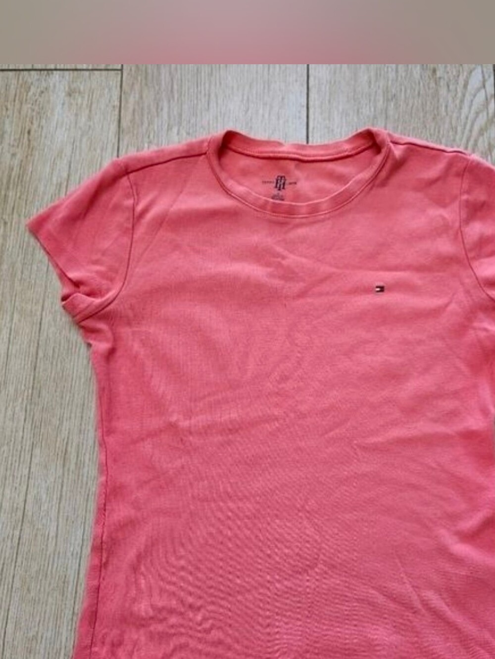 4h agoTommy Hilfiger Coral Pink Short Sleeve T-Shirt - Picture 2 of 8
